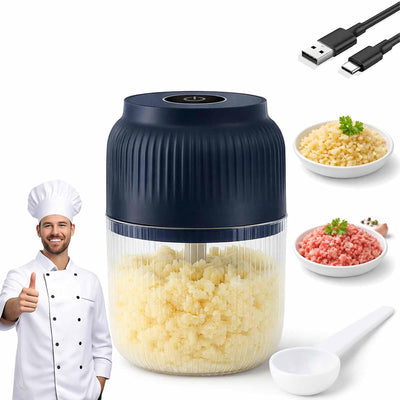 Mini Electric Garlic & Food Chopper – 4 Blades