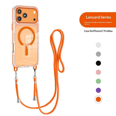 Clear Magnetic Crossbody Case for iPhone